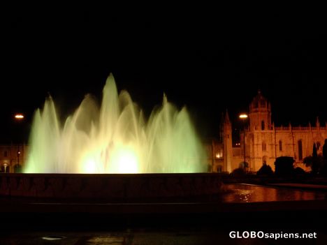 Postcard Jeronimos monastery in Belem