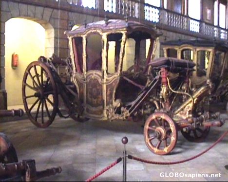 Postcard Carriage without horses