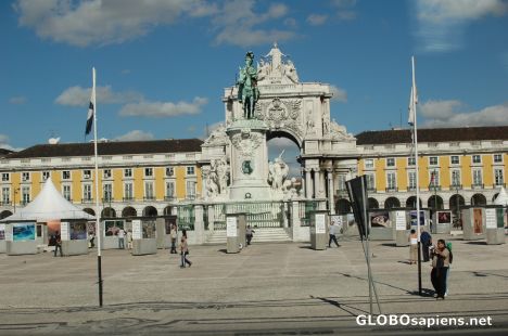 Postcard Plaza del Comercio