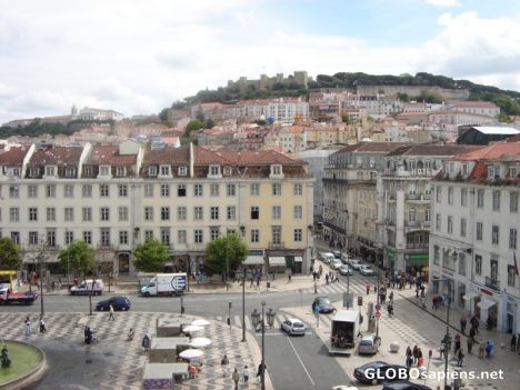 Postcard View from our hotel in Lisbon