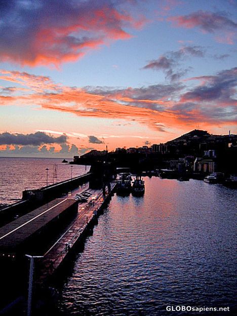 Postcard Maderia Sunset