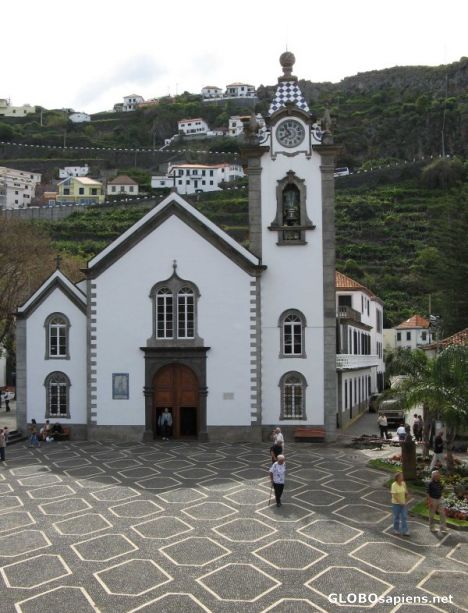 Postcard The church