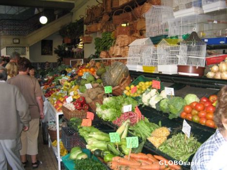 Postcard Mercado - vegetables