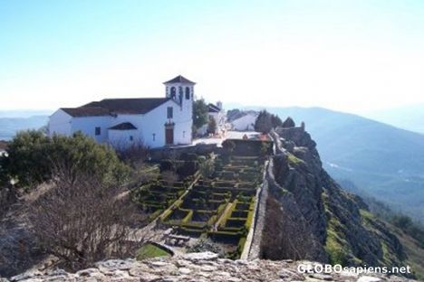 From the castle over the village.