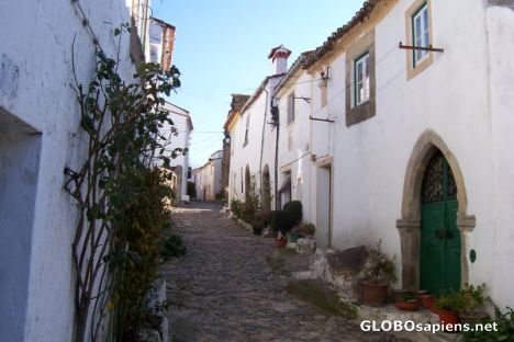 Postcard A steep street