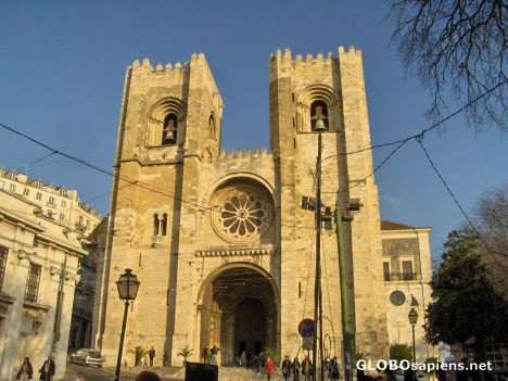 Postcard Lisbon Cathedral