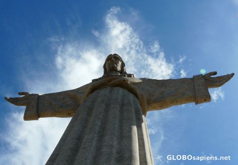Postcard Cristo Rei statue