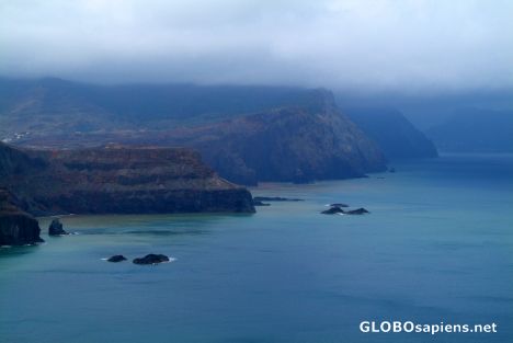 Postcard Ponta de Sao Lorenco (northern cliffs)