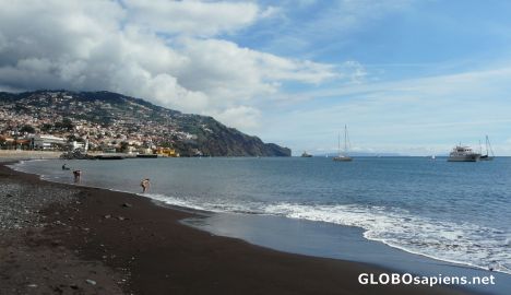 Postcard Funchal - the beach