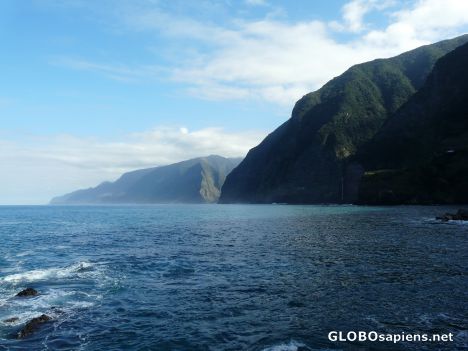 Postcard Madeira - the northern coast