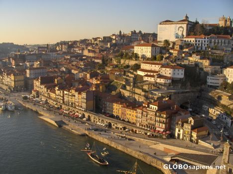 Postcard Oporto Ribeira