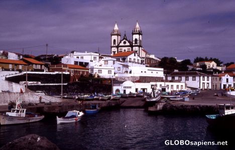 Postcard Faial Island - Old Port of Horta -