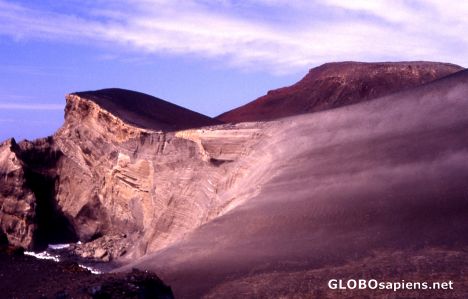 Postcard Faial Island - Volcano of Capelinhos -