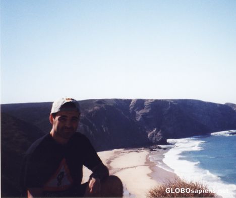 Postcard me at the Algarve coast.