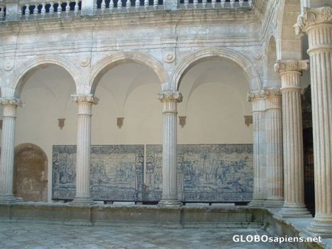 Postcard azulejos in Viseu