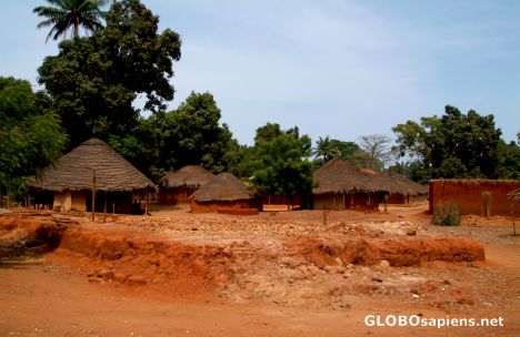 Postcard Bubaque - a village in the heart of the island