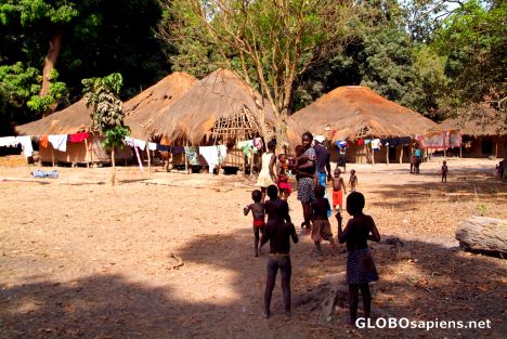 Postcard Bubaque - local children
