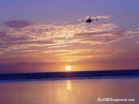 Postcard I wish I was in the helicopter!
