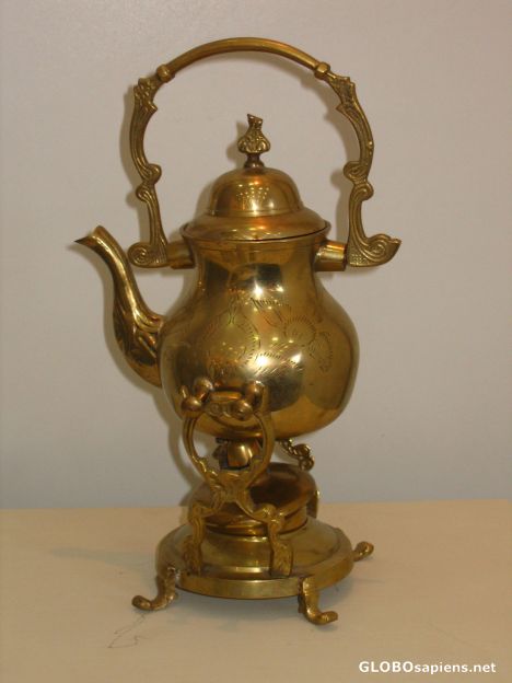 Postcard Old samovar