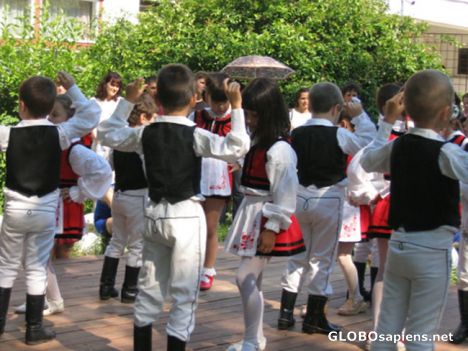 Postcard Little Sekler dancers