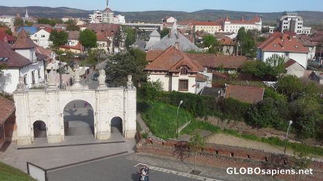 Postcard Lower gate of the citadel