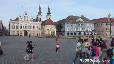 Union Square in Timisoara