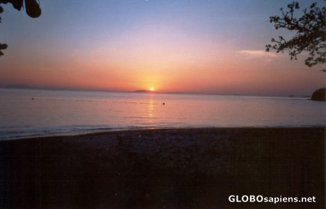 Postcard Sunset at Munting Buhangin