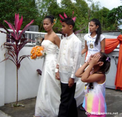 Postcard The Wedding