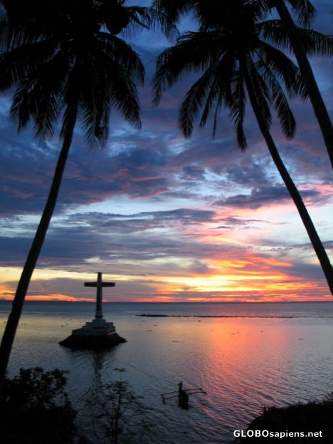 Postcard Sunken Cemetery, Catarman, Camiguin Island