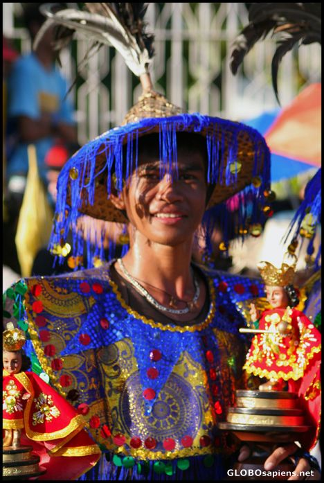 Postcard Sinulog Dancers