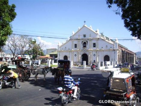 Postcard Traffic chaos in Vigan