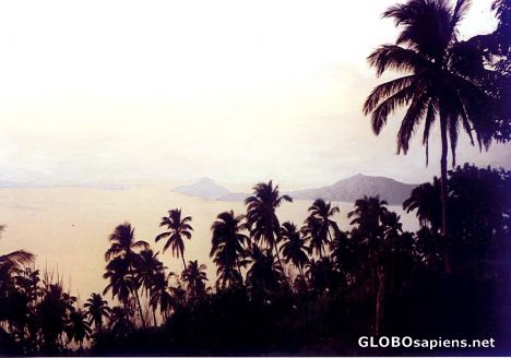 Postcard Taal Volcano