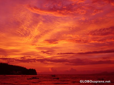 Postcard Sabang Sunset