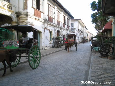 Postcard Calle Crisologo, A Time Warp in Vigan