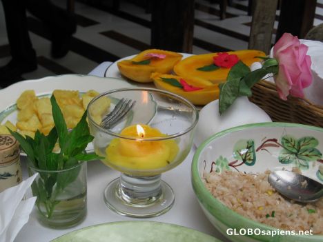 Postcard A colorful feast