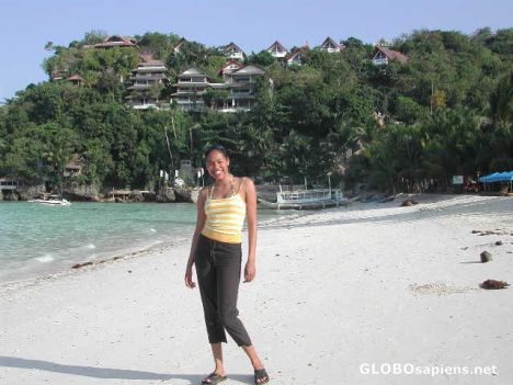 Postcard Diniwid Beach, Boracay Island