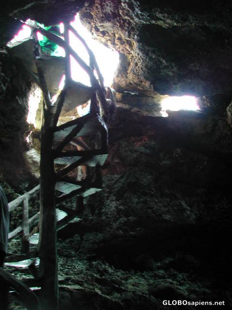 Postcard Stairs to cave, Boracay