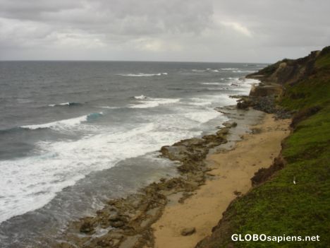 Postcard Cliffs of the Castillo de San Cristobal