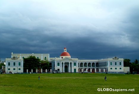 Postcard San Juan - across the green