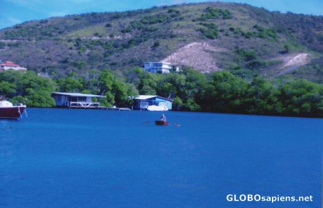 Postcard somewhere near Mayaguez on Bauke's trimaran.