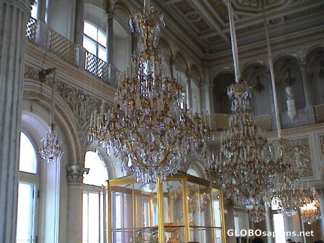 Postcard Hermitage MUSEUM: THE PAVILLION HALL
