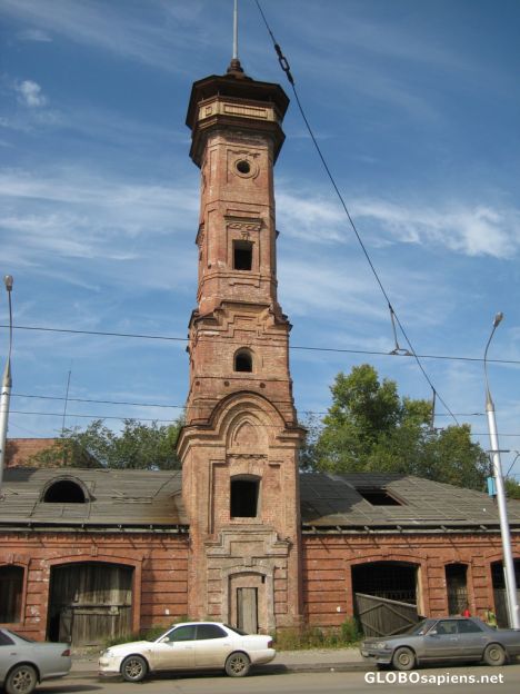 Postcard An Old Building in Irkutsk