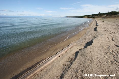 Postcard A Beach on the Olkhon Island