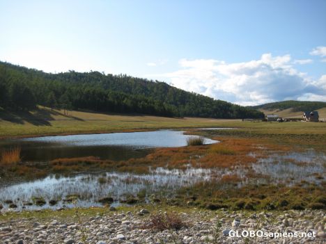 Postcard Autumn Colours on the Olkhon Island