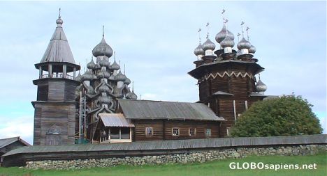 Postcard Famous wooden church