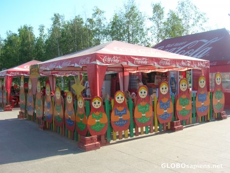 Postcard Matrioshka restaurant