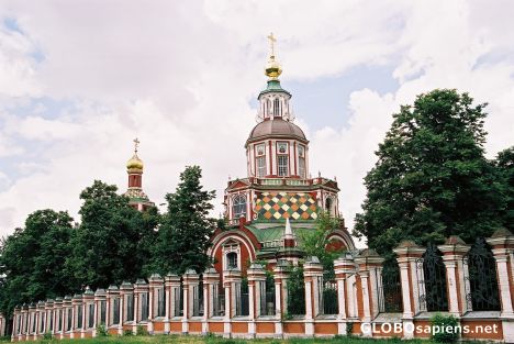 Postcard Holy John Warrior Orthodox church