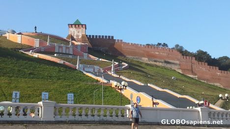 Postcard The walls of Kremlin