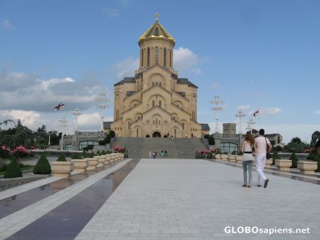 Postcard georgia.tiblisi.sameba church