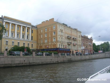 Postcard Dickens Pub, in the Fontanka